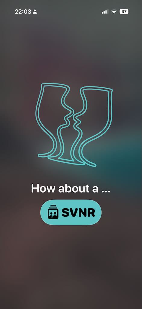 How about a SVNR? — the share invite screen
